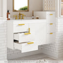 Modern Wall Mounted Floating Cabinet With Drawers For Bathroom by Unique Piece Furniture