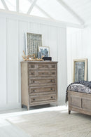 Paxton Place - Wood Drawer Chest - Dove Tail Gray