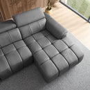 Wall-Hugger Reclining Sofa Modern Electric Control