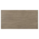 5-Piece Multi-Functional Rubber Wood Counter Height Dining Set with Padded Chairs and Integrated 9 Bar Wine Compartment, Wineglass Holders for Dining Room (Brown + White Wash)