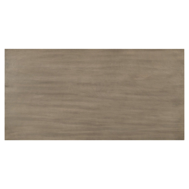 5-Piece Multi-Functional Rubber Wood Counter Height Dining Set with Padded Chairs and Integrated 9 Bar Wine Compartment, Wineglass Holders for Dining Room (Brown + White Wash)