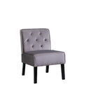 Reese - Living Room Armless Button Tufted Pattern Accent Chair (Set of 2) by HouseOfZazla