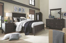Westley Falls - Complete Panel Bed With Storage Rails
