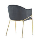 Modern Upholstered Dining Chair With Frame And