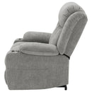 Beca - Upholstered Power Lift Recliner With Cupholders And USB Charging