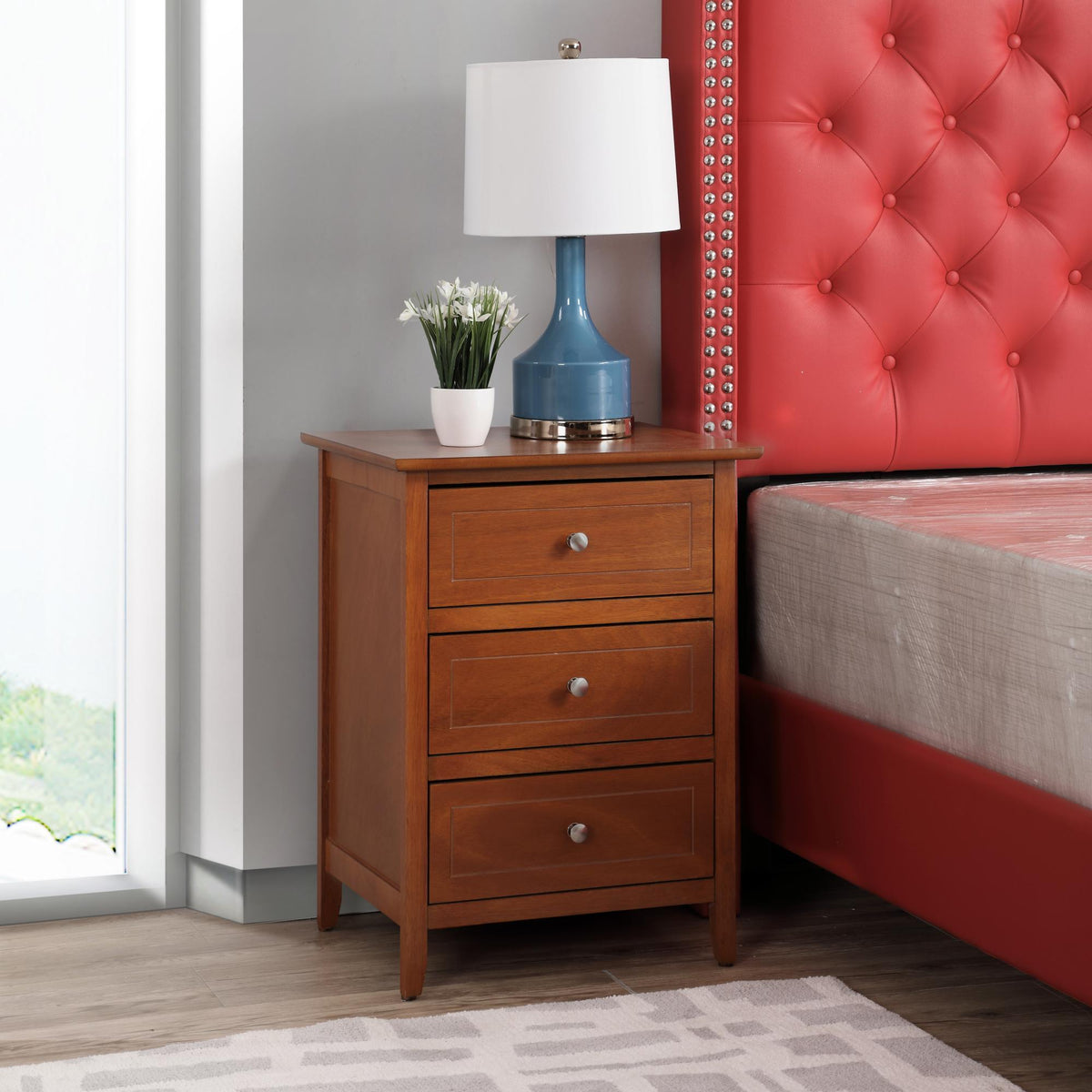 Daniel - 3 Drawer Nightstand, photo 9 of 32