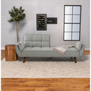 Caufield - Tufted Convertible Sofa Bed Upholstered - Gray by HouseOfZazla