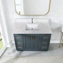 43-inch Quartz Bathroom Vanity Top with Undermount Single Bowl Sink by HouseOfZazla