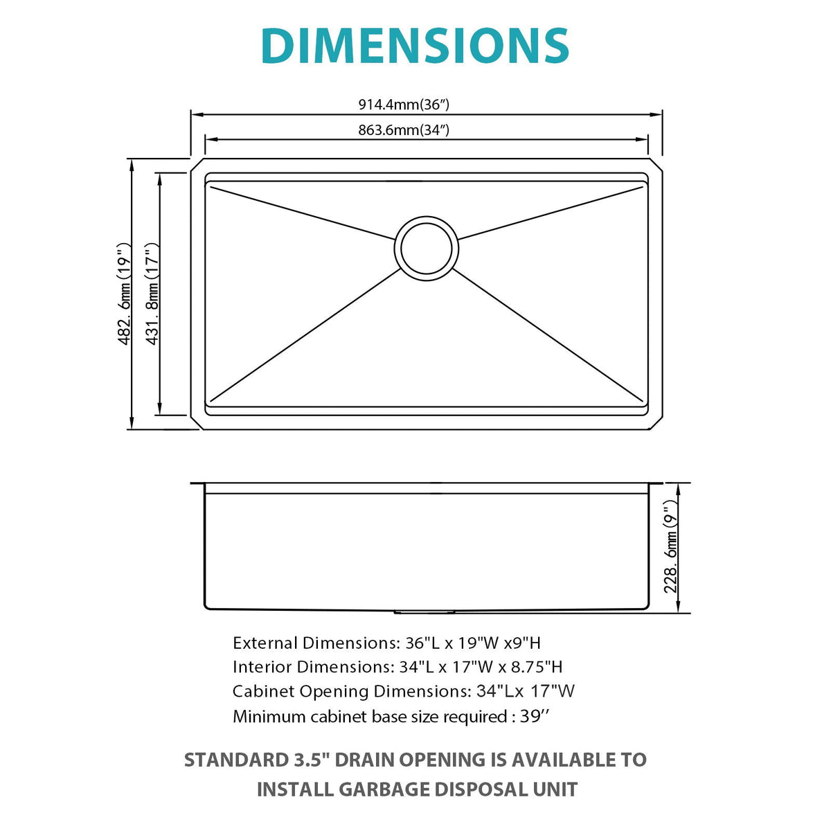 Stainless Steel Undermount Kitchen Sink With Workstation, photo 5 of 14