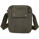 Crossbody Canvas Bag for Phone and Tablet Zipper Pockets by LJGDeals