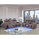 Duran - Power Reclining Sofa With Power Headrest by HouseOfZazla