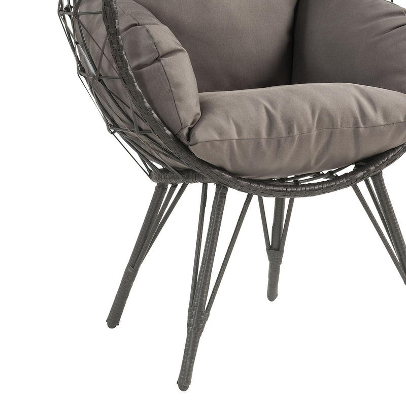 Aeven - Patio Lounge Chair - Light Gray, photo 2 of 6