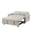 Pull Out Sleep Sofa Bed Loveseats Sofa Couch With Adjsutable Backrest, Storage Pockets, 2 Soft Pillows, USB Ports For Living Room, Bedroom, Apartment, Office by HouseOfZazla