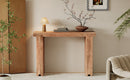 TREXM Console Table in Honey Finish