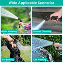 Stainless Steel Garden Hose with 7-Pattern Nozzle by LJGDeals