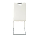 Modern Dining Chairs With Padded Seat And Metal Legs by HouseOfZazla