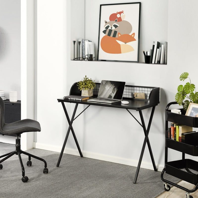 39.4"" L Rectangular Computer Desk, Writing Desk - full black