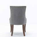 Ultra - Side Dining Chair, Nail Head (Set of 2) by Unique Piece Furniture