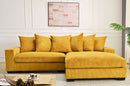 Luxe - Oversized 2 Piece Sectional Couches For Living Room, L Shaped Sofa With Chaise