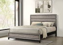Watson Wood California King Panel Bed Light Taupe