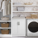 Kyle - Laundry Cabinet & Faucet And Stainless Steel Sink by Unique Piece Furniture