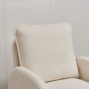 Modern Sherpa Upholstered Accent Chair, Comfortable Living Room Armchair, Lounge Chair For Bedroom, And Office by HouseOfZazla