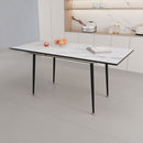 Modern Extendable Dining Table And Chair Set For 2 - 6 People by HouseOfZazla