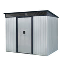 Outdoor Metal Storage Shed And Transparent Plate For Garden, Lawn by HouseOfZazla