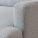 64" W Fabric Upholstered Love seat with metal Legs/High Resilience Sponge Couch for Living Room, Bedroom, Apartment, grey