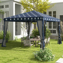 Outsunny 10' x 10' Pop Up Canopy Tent with Netting by HouseOfZazla