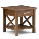 Kitchener - End Table - Medium Saddle Brown by HouseOfZazla