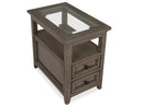 Paxton Place - Chairside End Table - Dovetail Gray