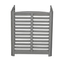 3 Panel Outdoor Wooden Air Conditioner Fence