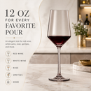 Make Your Own Set Wine Glass SINGLE, Large 12 oz (Midnight Blue)