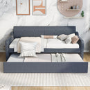 Upholstered Daybed With Trundle And USB Charging by HouseOfZazla