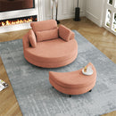 Sofa With Two Throw Pillows And A Waist Pillow With An Extra Tray For Comfortable Seating In Small Apartment Bedrooms by Unique Piece Furniture