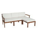A Multi-person Sofa Set with A Small Table, Suitable for Gardens, Backyards, and Balconies.