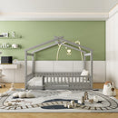 Bed House Bed Frame With Fence by HouseOfZazla