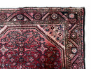 5.5 X 10 Antique Handmade Wool Tribal Gallery Rug All Over Red Runner Corridor