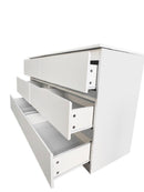 6 Drawer Double Dresser For Bedroom Living Room Hallway - White