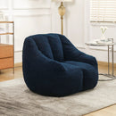 Comfy Bean Bag Chair With Memory Foam Filler, Tufted Soft by Unique Piece Furniture