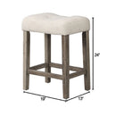 Transitional Counter Dining Set With 4 Tufted Stools by HouseOfZazla