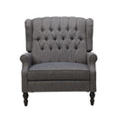 Dunham Contemporary Fabric Tufted Oversized Pushback Recliner