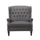Dunham Contemporary Fabric Tufted Oversized Pushback Recliner