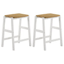 Cowichan - Backless Counter Stool (Set of 2) - White by HouseOfZazla