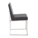 Fuji - Contemporary Modern Elegance High Back Dining Chair (Set of 2) by HouseOfZazla