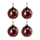 Christmas Ball Glass Decorative Hanging Ball Christmas Tree Ornaments, For Holiday Party Decorations by HouseOfZazla