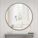 Wall Circular Mirror Metal Framed Mirror Round Vanity Mirror Dressing Mirror, For Bathroom, Living Room, Bedroom Wall Decor by Unique Piece Furniture