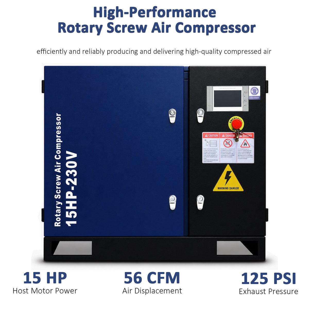 15HP Rotary Screw Air Compressor, photo 2 of 10