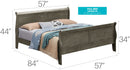 Panel Sleigh Bed by HouseOfZazla